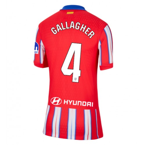 Fotbalové Dres Atletico Madrid Conor Gallagher #4 Dámské Domácí 2024-25 Krátký Rukáv